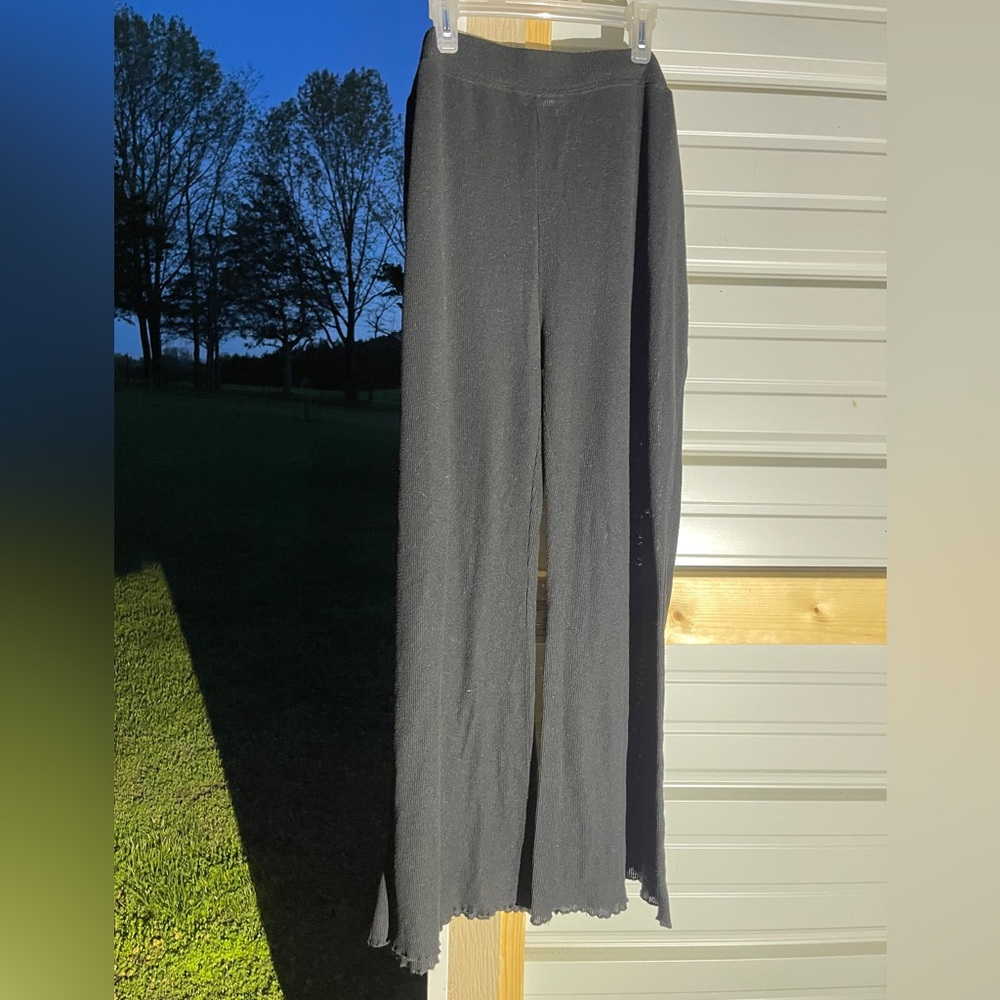 Black Wide-Leg Pants